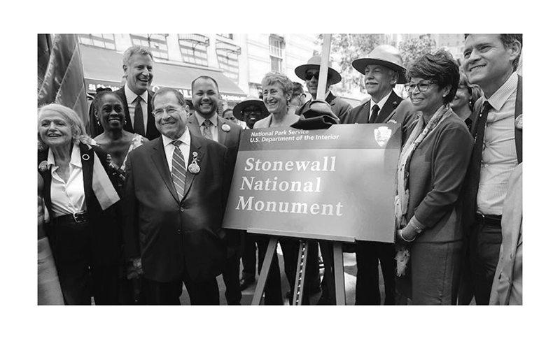 Stonewall's dedication ceremony as a national monument.