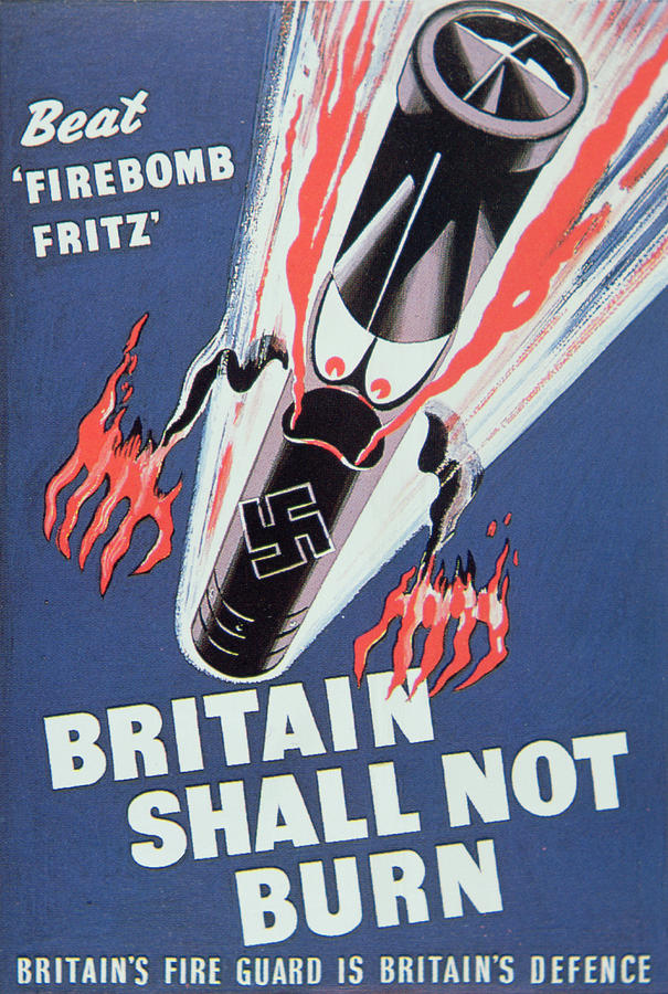 britain shall not burn poster