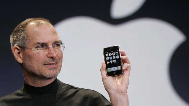 Steve Jobs introducing the Iphone