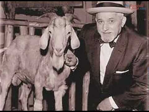 William Sianis and his pet goat