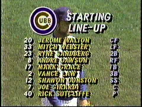 cubs, 1989 'star-studded' roster
