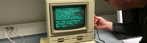Jeff with my Apple IIe