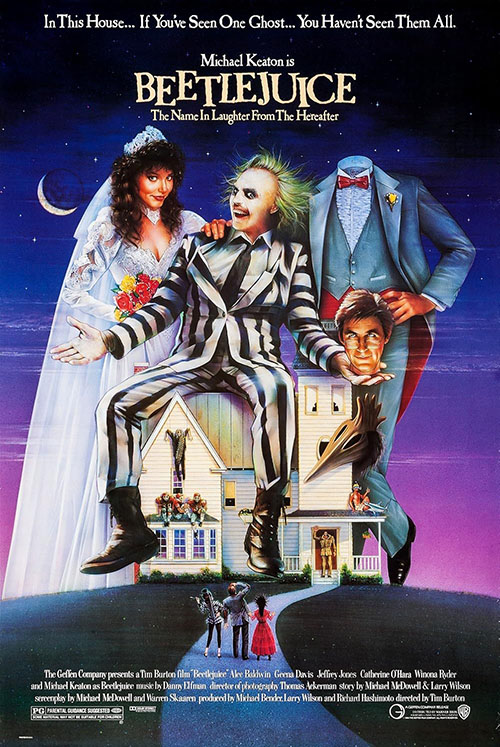 Poster of Beetlejuice by Tim Burton