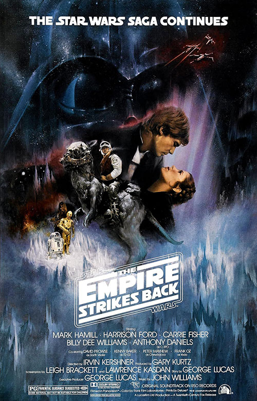 Poster of Star Wars The Empire Strikes Back by George Lucas