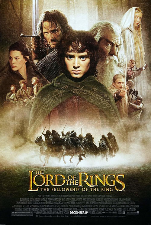 Poster of Lord of the Rings: Fellowship of the Ring by J.R.R Tolkien