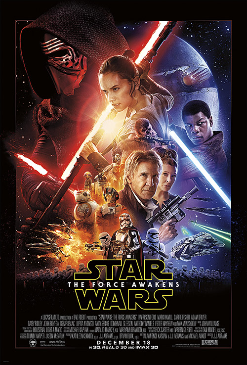 Poster of Star Wars The Force Awakens by J.J Abrams