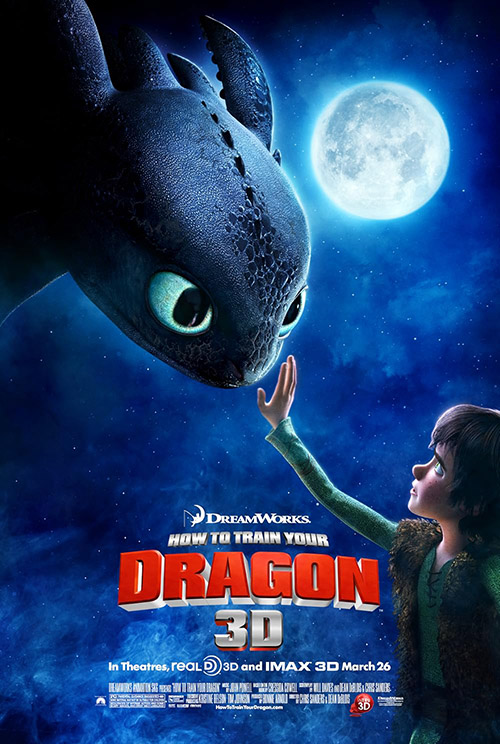 Poster of How To Train Your Dragon by Dreamworks