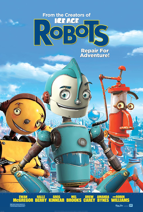 Poster of Robots by Blue Sky Studios