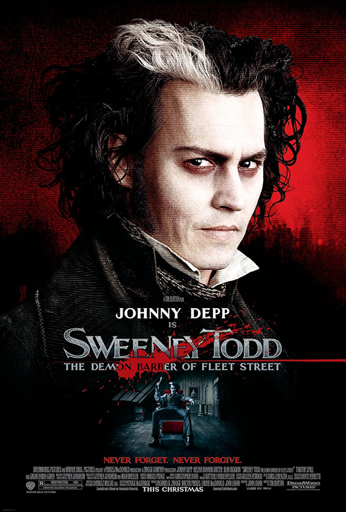 Poster of Sweeny Todd by Tim Burton