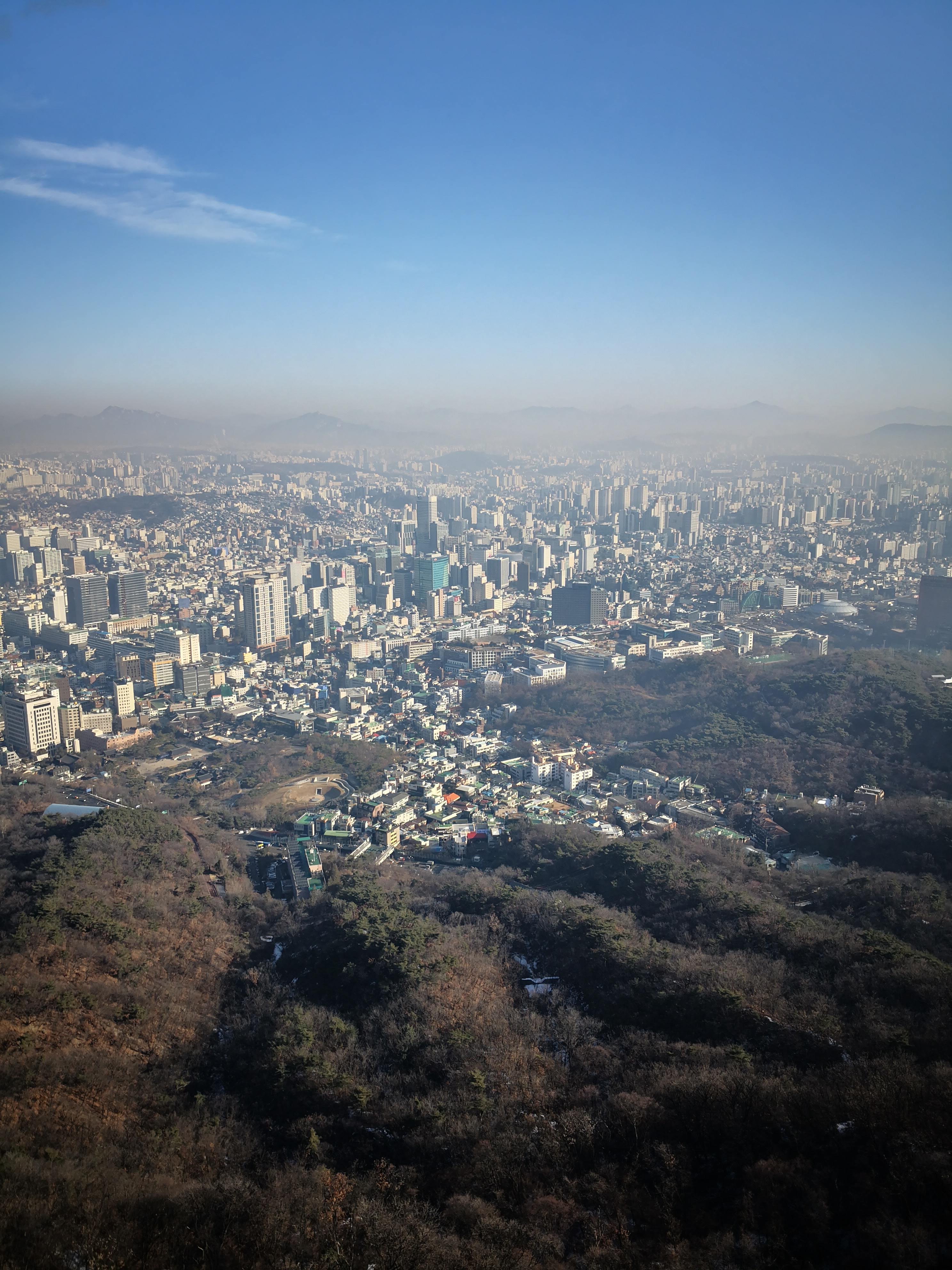 views from namsan mountain