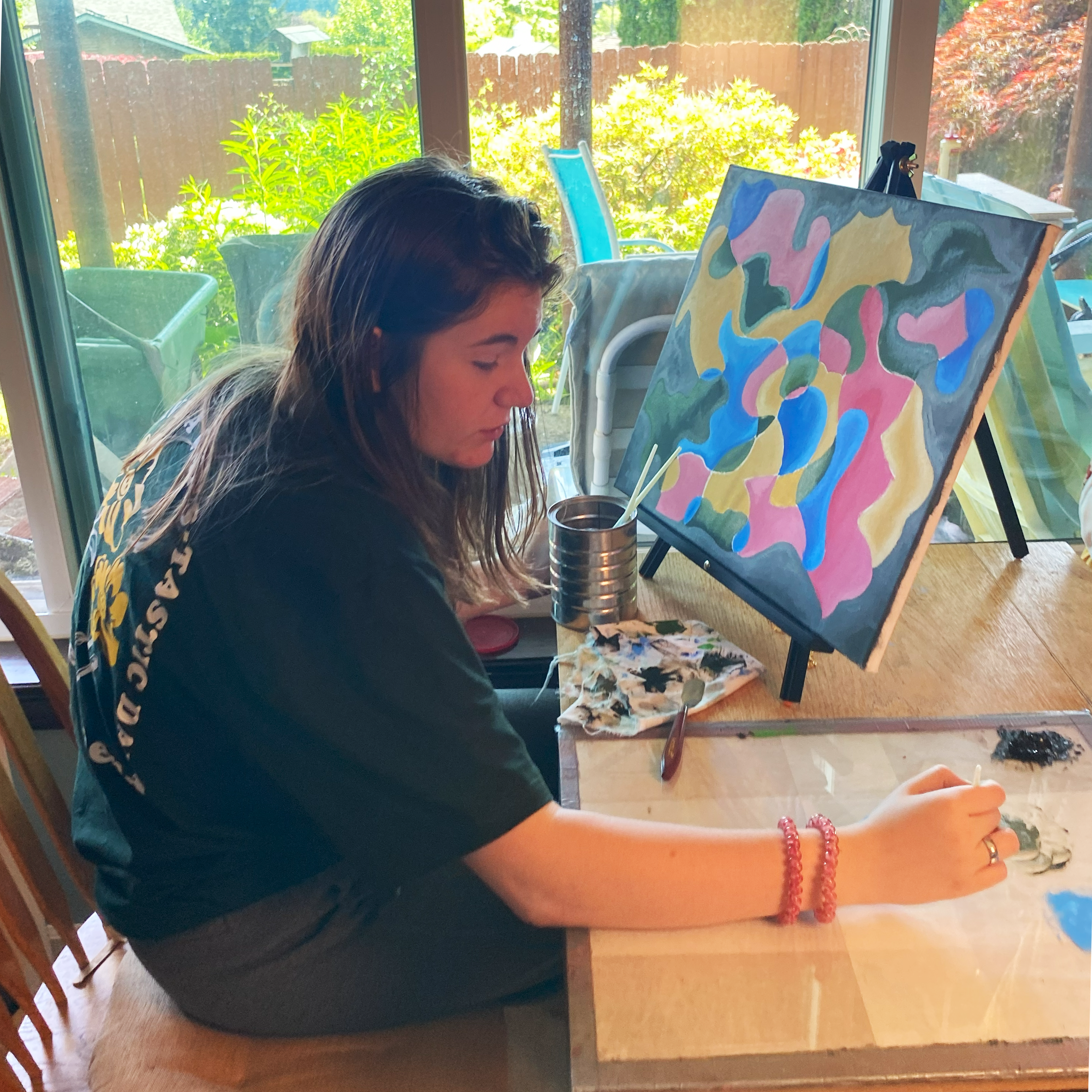Autumn painting an Abstract Painting