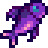 Pixel Art of a Midnight Carp