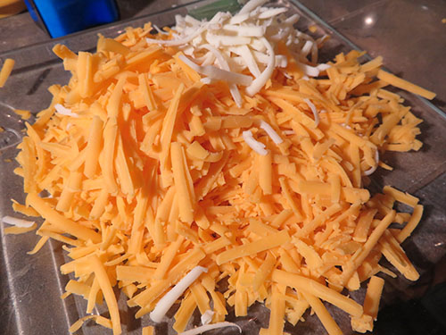 shredded cheese