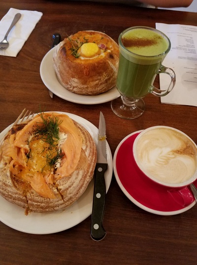 Barge house, bread bowls