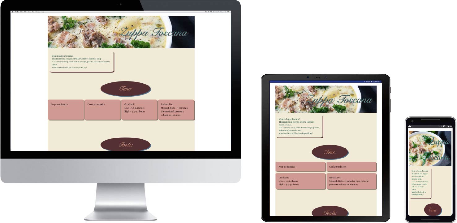 Recipe project
