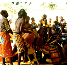 african tribal drumming