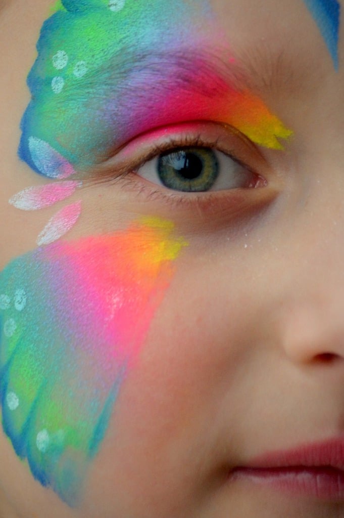 close up image of face painting