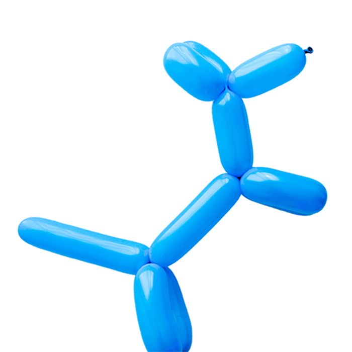 blue balloon dog