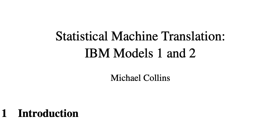 A pdf from stanford involving Statistical Machine Translation (SMT)