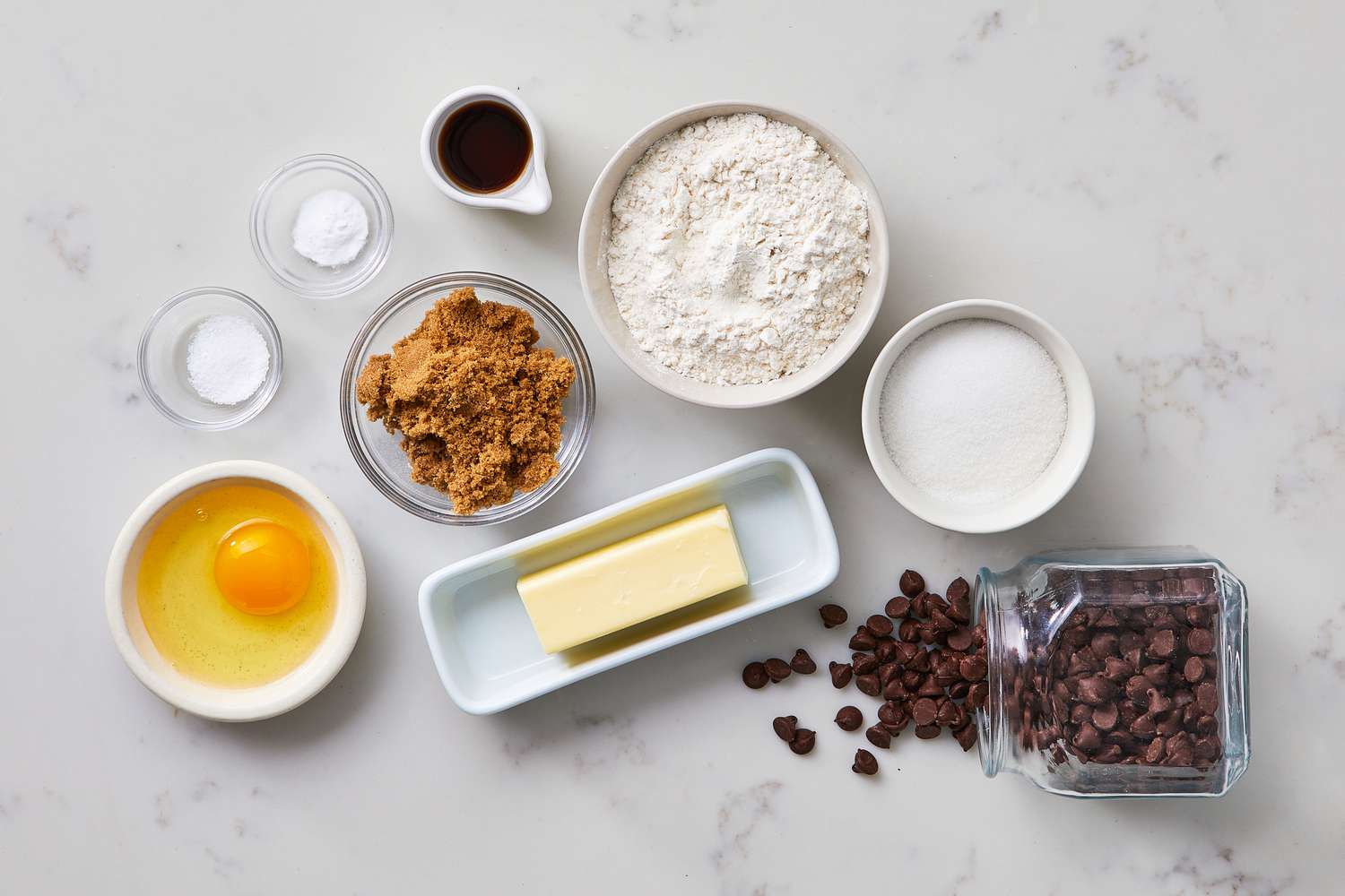 cookie ingredients on a table