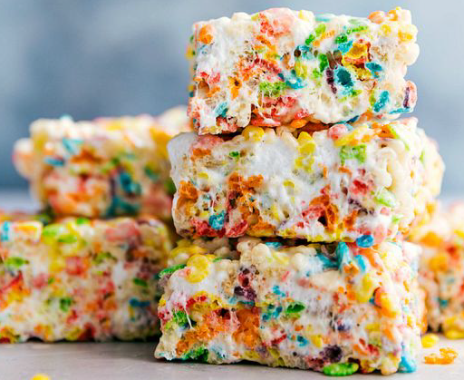  Fruity pebbles squares