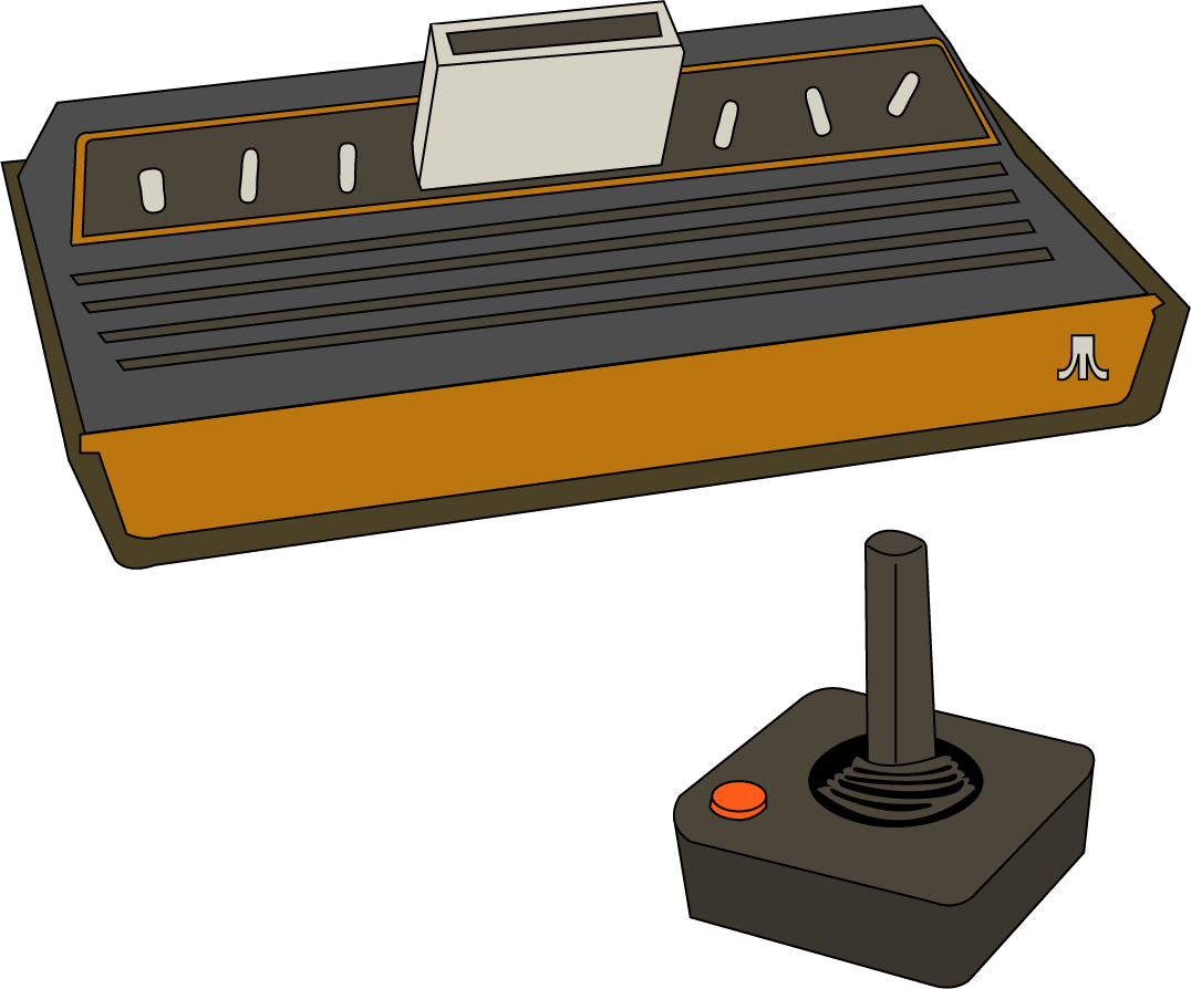A classic Atari 2600