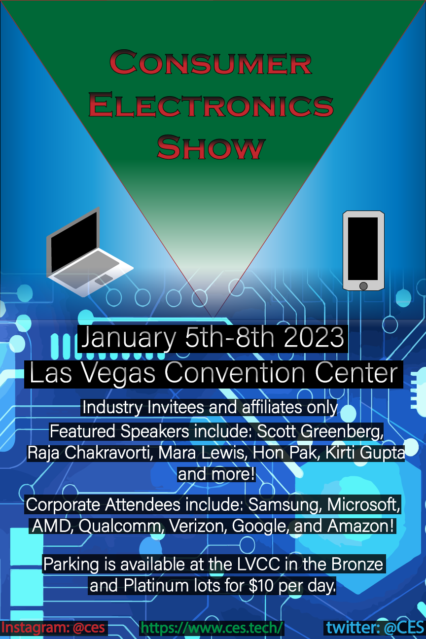 Consumer Electronics Show Poster