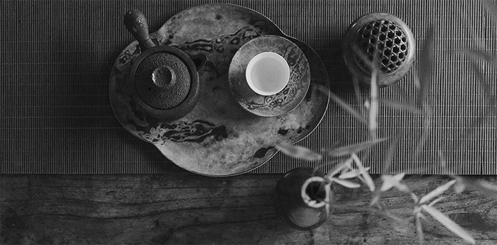 old ornate tea set