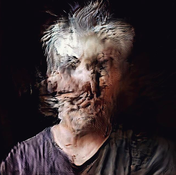  Kevin Abosch: Self Portrait AI art