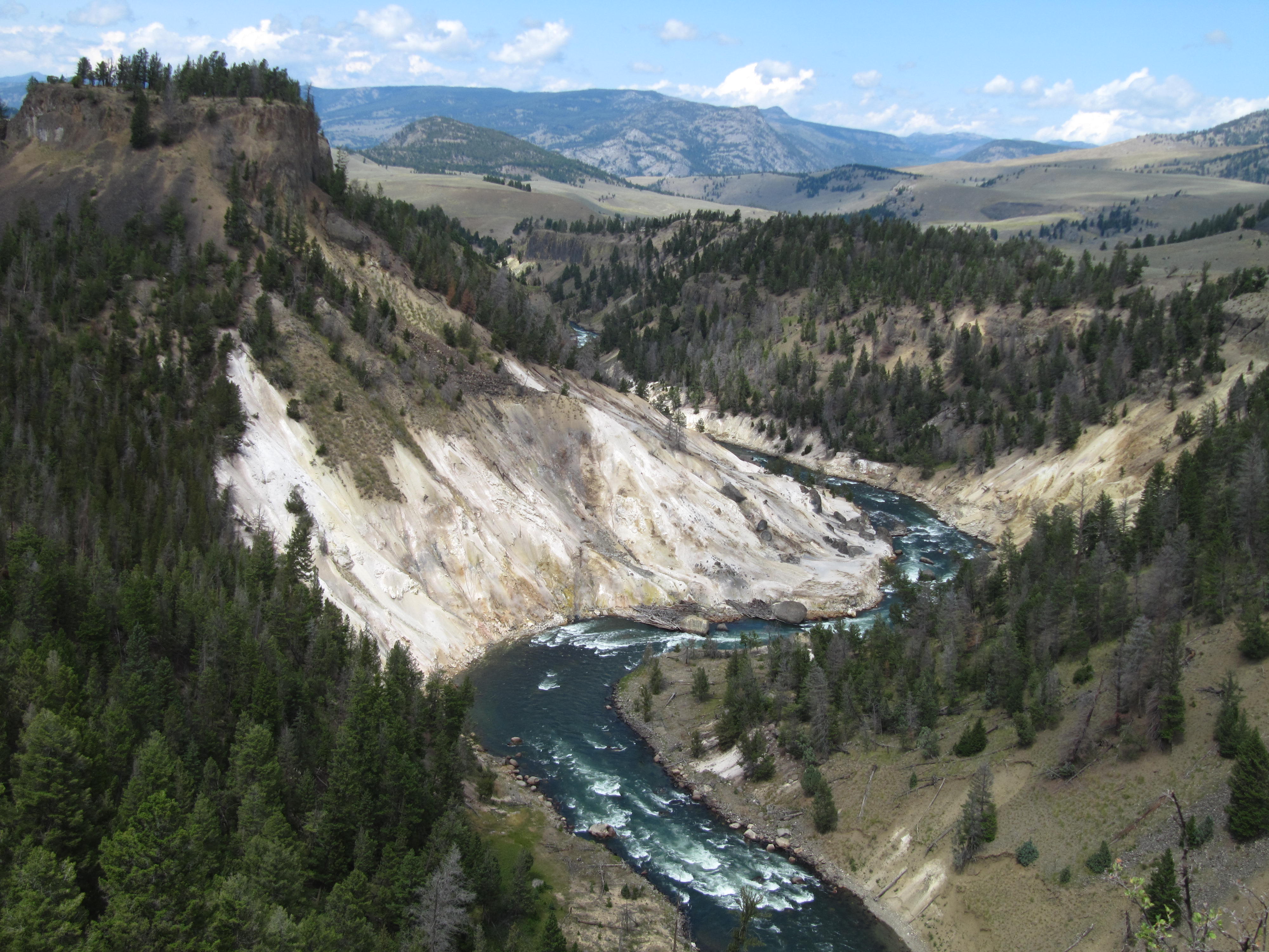 Yellowstone river at Tower Fall
