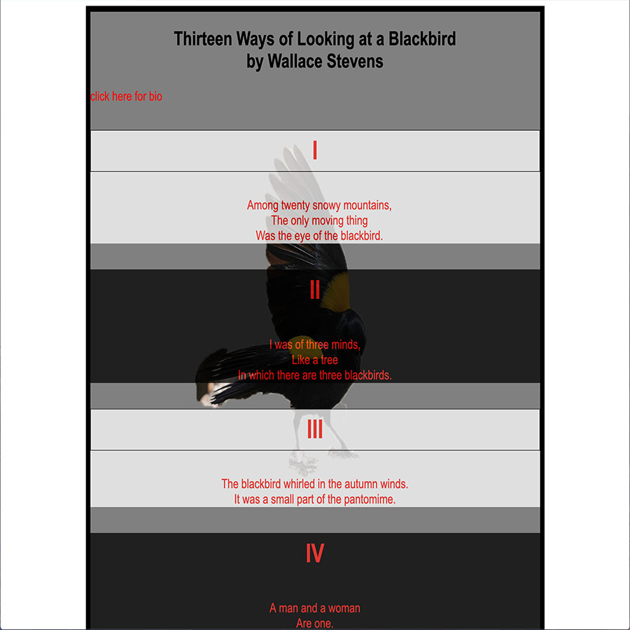 Poem of Blackbird