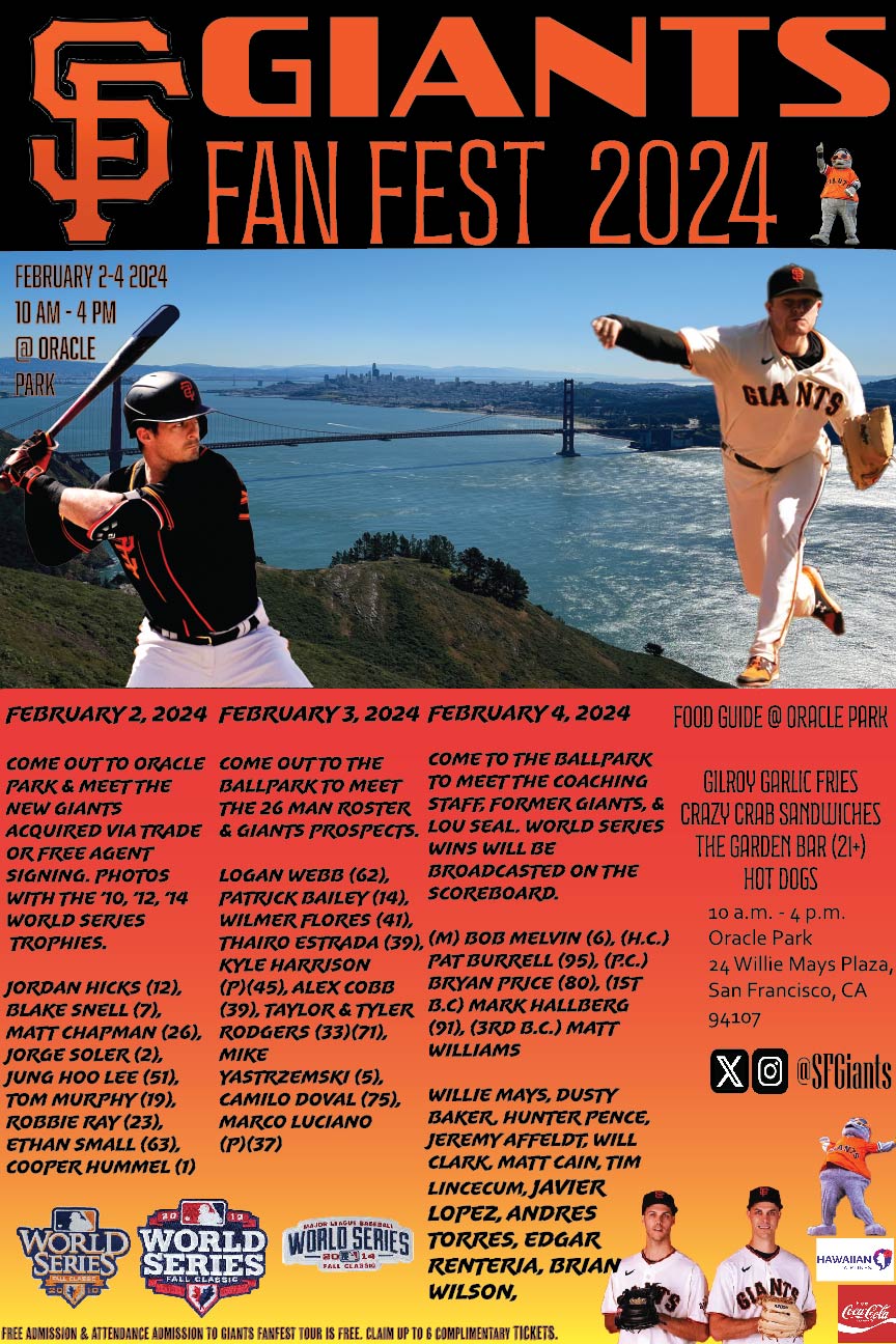 SF Giants Fan Fest Poster