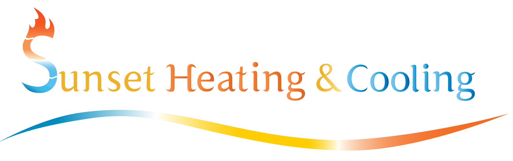 main logo for sunset heating and cooling