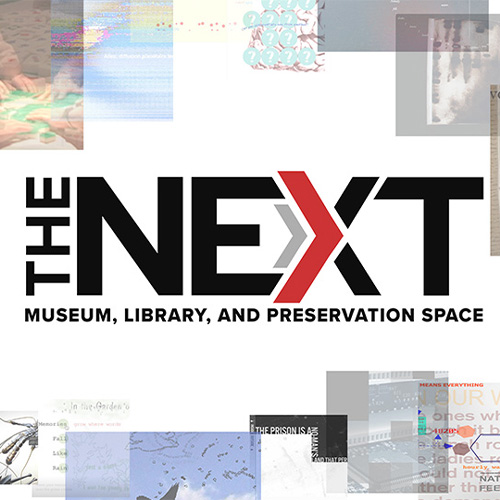 Landing page of The NEXT digital archive