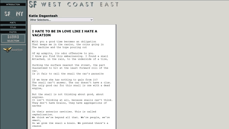 gallery image of I Hate to be in Love Like I Hate a Vacation