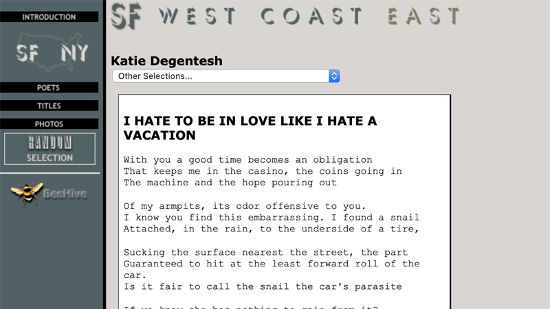 gallery image of I Hate to be in Love Like I Hate a Vacation
