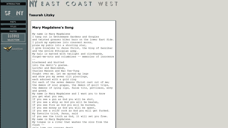 gallery image of Mary Magdalene's Song