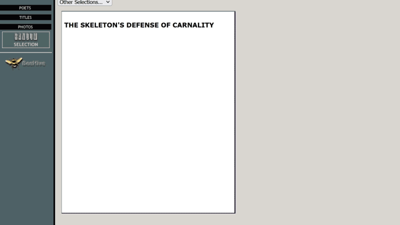 gallery image of The Skeleton's Defense of Carnality