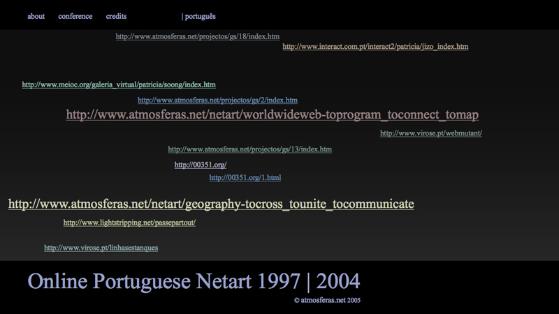 gallery image of Online Portuguese Netart 1997 | 2004