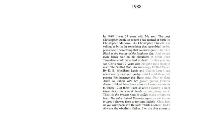 gallery image of Poetry of David Daniels