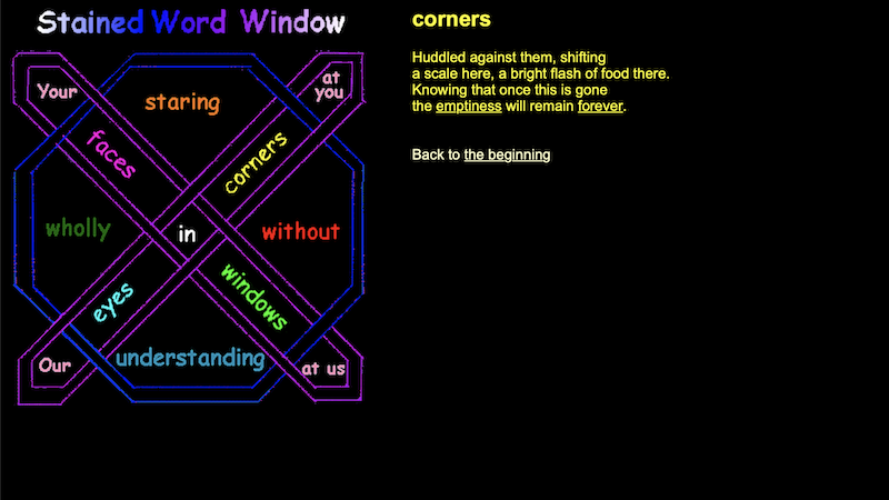 gallery image of Stained Word Window
