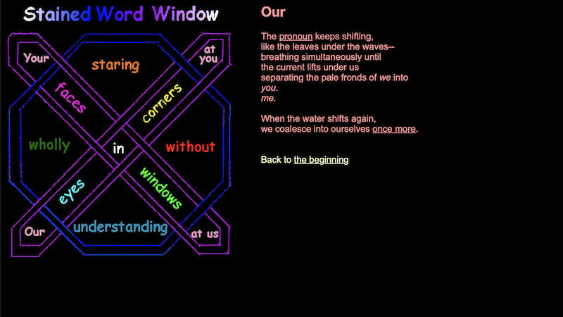 gallery image of Stained Word Window