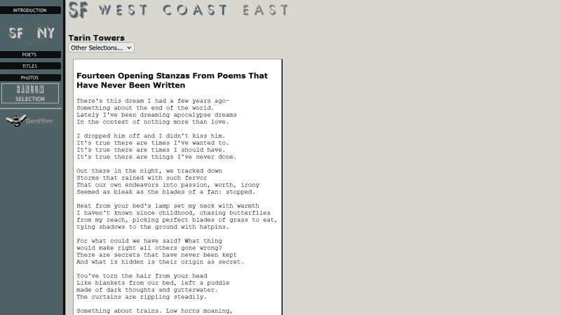 gallery image of Fourteen Opening Stanzas From Poems That Have Never Been Written