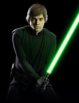a photo of luke skywalker
