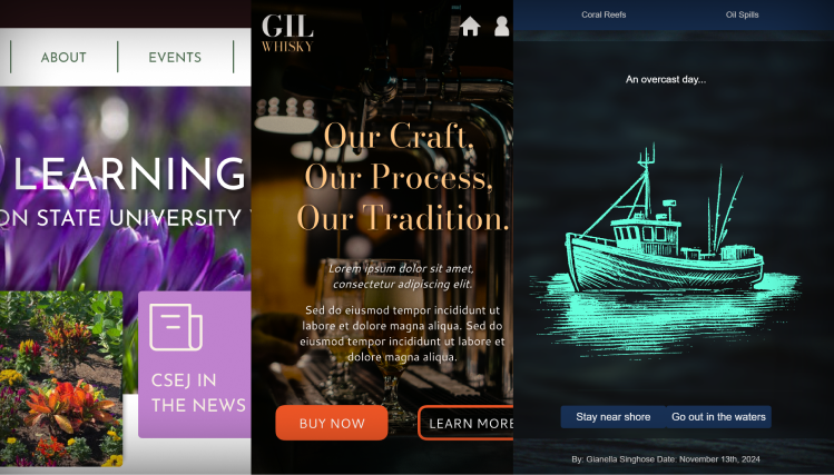 Websites for UX Projects