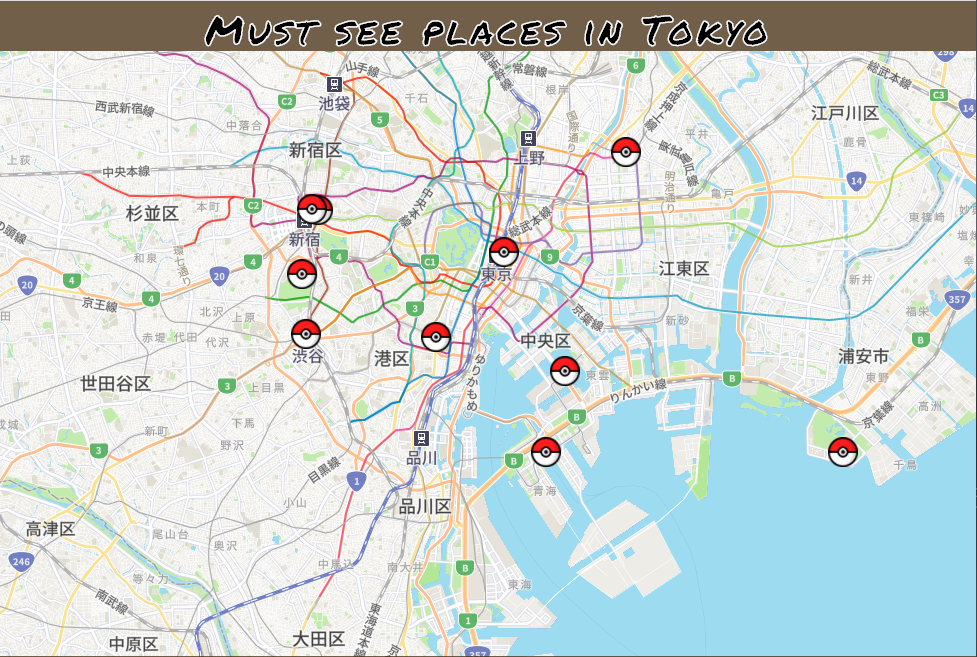 Hogan's Map of Tokyo