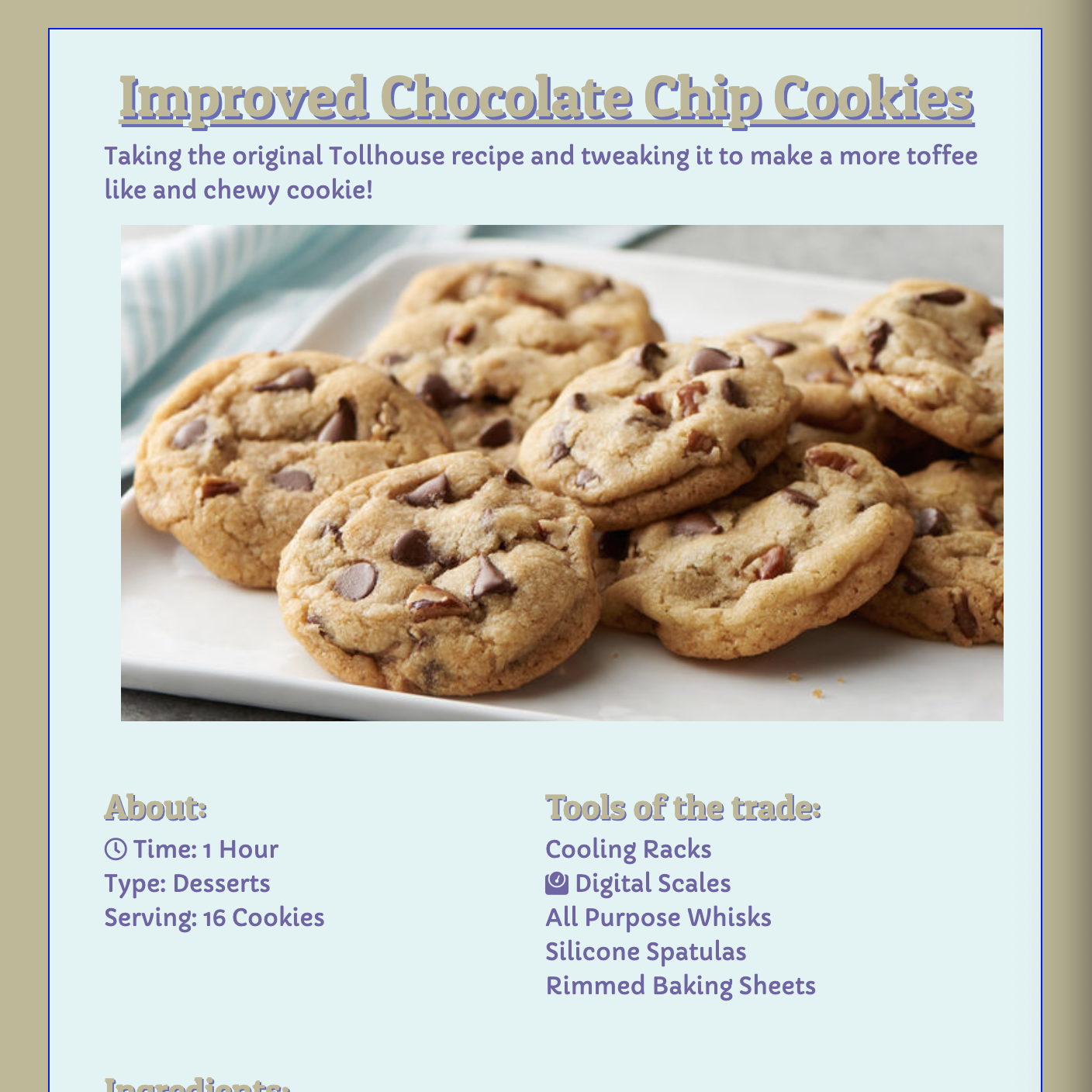 Recipe