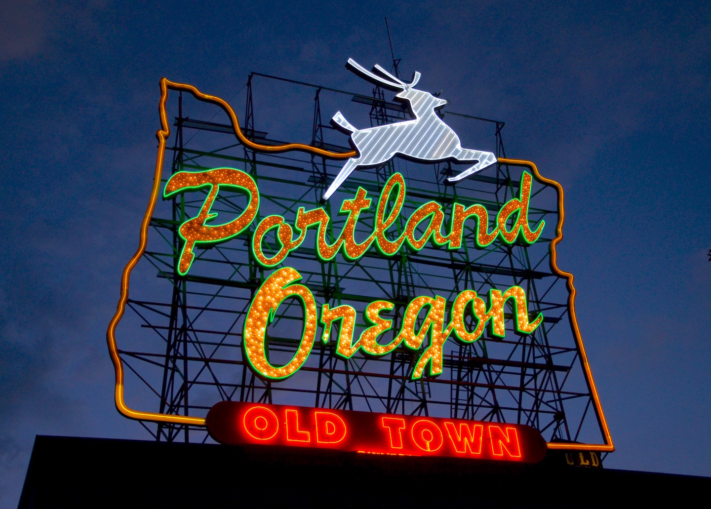 Portland Old Town Sign