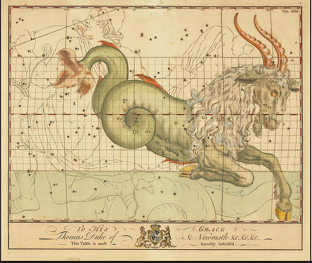 Illustration of Capricornus constellation