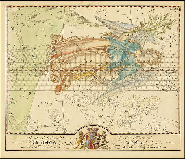 Illustration of Virgo constellation